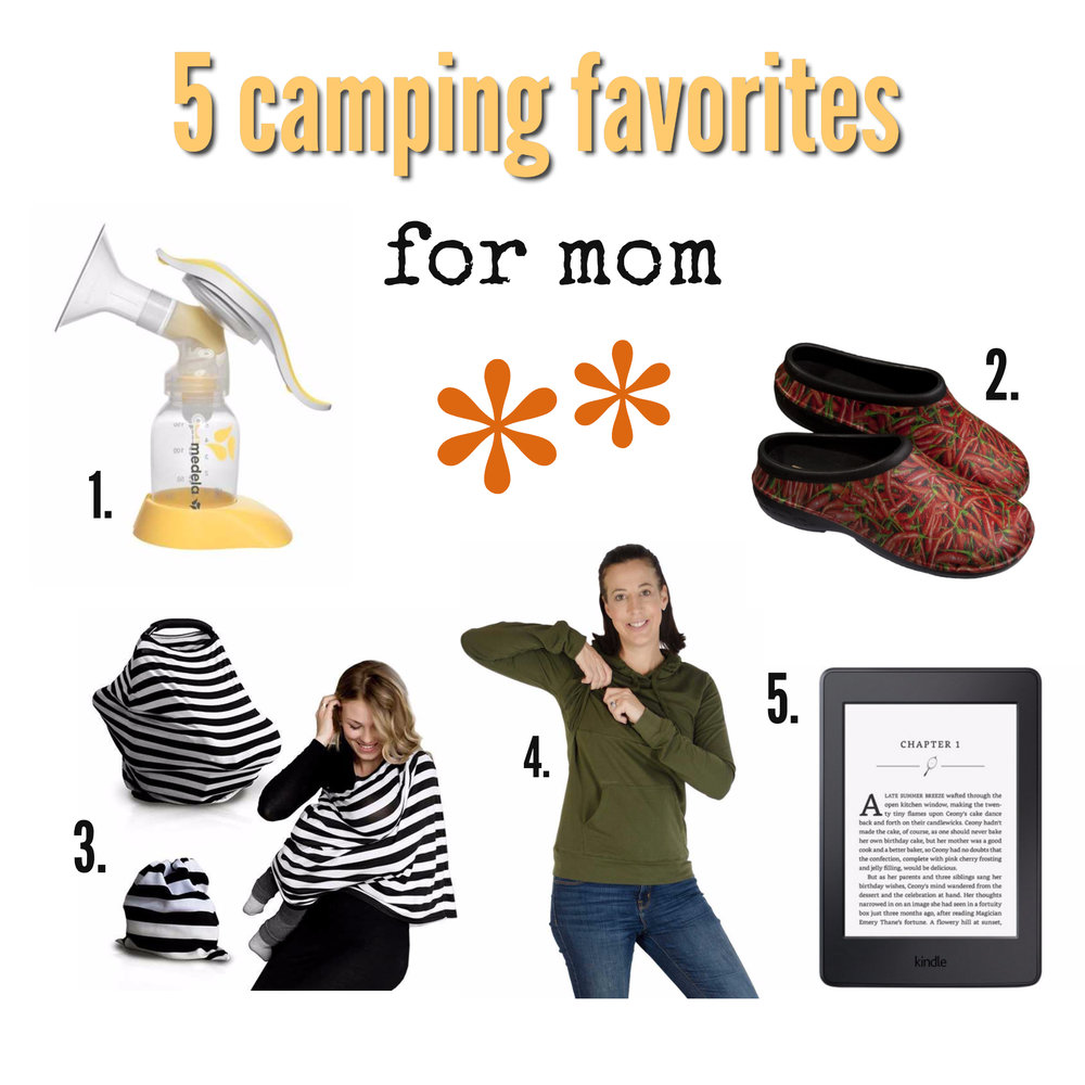 5 camping favorites for breastfeeding mamas